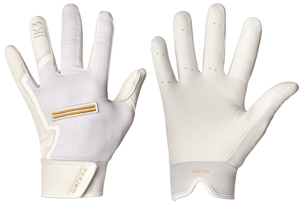 Warstic IK3 Pro Adult White Batting Gloves IK3-WH