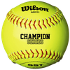 Wilson 12" Champion Optic Yellow Softballs WTA9011BSST -- 1 DZ