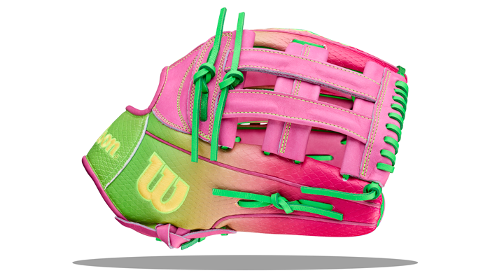 Wilson A2000 Omaha Series "Cherry Limeade" 1777SS 12.75" Outfield Glove WBW1040831275 (2025)