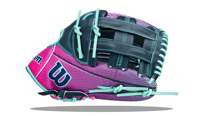 Wilson A2000 Omaha Series "Grape Flamingo" 1750SS 12.5" Outfield Glove WBW104088125 (2025)