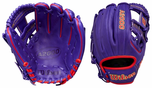 Wilson 硬式グローブ レッド/パープル Wilson A2000 Series Big League Chew Ground Ball Grape 1786 11.5
