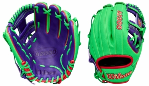 Wilson A2000 Series Big League Chew Swingin� Sour Apple 1786SS 11.5" Infield Glove WBW102889 (2026)