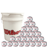 Wilson A1228 Soft Compression Practice Balls WTA1228B0 w/ Small Bucket -- 2 DZ