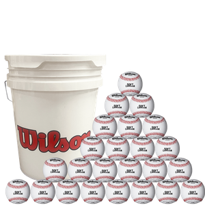 Wilson A1228 Soft Compression Practice Balls WTA1228B0 w/ Small Bucket -- 2 DZ