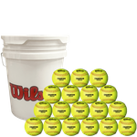 Wilson A9331ASA-LOW Championship Series Softballs w/ Small Bucket -- 18 Balls