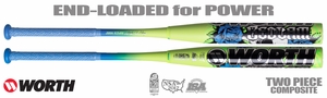 Worth Bedlam XL End-Loaded Slowpitch Bat USSSA WSU6JRBEDL (2026)