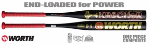 Worth KReCHeR XL End-Loaded Slowpitch Bat USSSA WSU6KJF1L (2026)