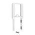 Hotel Emporium Floating Dispenser Bracket & Key