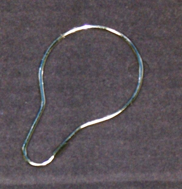 Large Chrome Pin Shower Curtain Hooks (12 Dozen) By Kartri