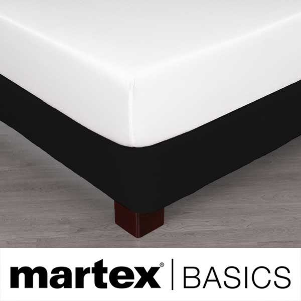 Martex Basics Hotel Box Spring Wraps White or Black