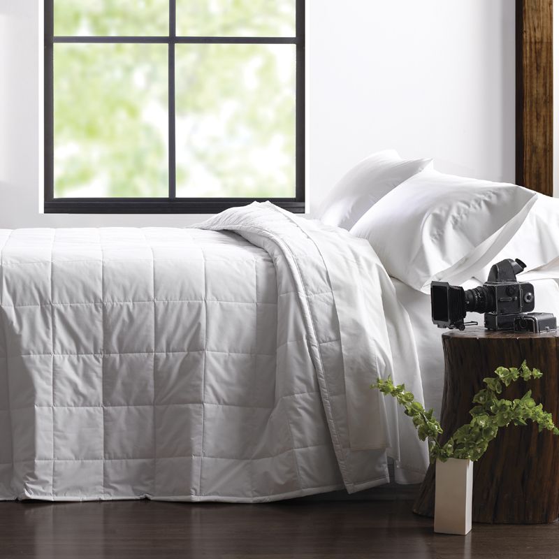 Martex "Green" Down Alternative Quilted Blanket