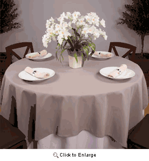 Riegel Premier 100% Spun Polyester Tablecloth-Solid Colors-Round 70"