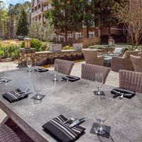 Riegel Premier Bistro REVERSE Stripe Napkin-Spun Polyester