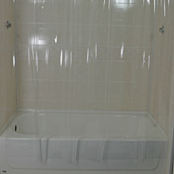 SeeThru Clear 7 Gauge Vinyl Shower Curtain/Liner