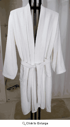 Velour Kimono Style Cotton Bath Robe By Kartri