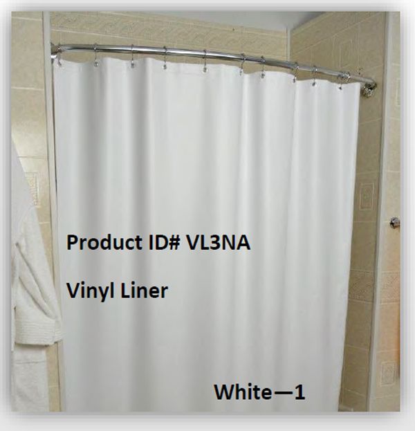 Vinyl Shower Curtain Liner 3 Gauge By Kartri