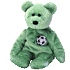 Beanie Buddies : Kicks the Soccer Bear : TY