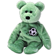 Beanie Buddies : Kicks the Soccer Bear : TY