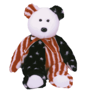 Beanie Buddies : Spangle the American bear