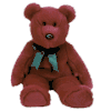 Beanie Buddies : Teddy the cranberry bear