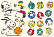 Creart : Snoopy Sports Window Stickers