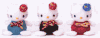 Hello Kitty : Mini Beanbag Dolls : Japaneseque KT 17486