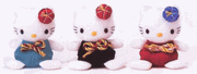 Hello Kitty : Mini Beanbag Dolls : Japaneseque KT 17486