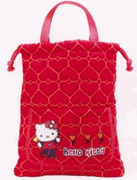 Hello Kitty : QLTD Drawstring Bag : Flower KT 81870