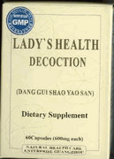 Lady's Health Decoction : Dang Gui Shao Yao San : K346 : OS