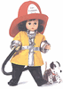 Madame Alexander : 8" Fire Fighter Wendy : MA