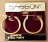 MAT GOLD Earring : SASSON 1