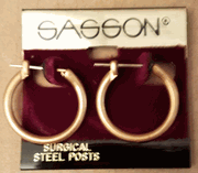 MAT GOLD Earring : SASSON 1