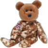 Beanie Babies : HERO (UK) the bear