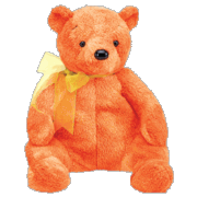 Beanie Buddies : Tangerine the bear