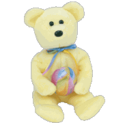 Beanie Babies : Eggbeart the bear 