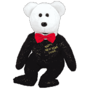 Beanie Babies : Countdown the New Year's bear