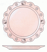 Hello Kitty : Pink Plate : 32109