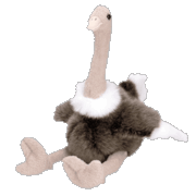 Beanie Buddies : Stretch the ostrich