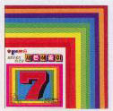 Origami : Seven Sizes Colored Paper : AD11D1-F110-09