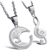 Stainless steel necklace couple necklace (NKC1969)