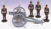 W. Britain : Mark I 4.5 Howitzer W/Gun Detachment : B8913