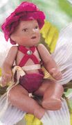 L's Angel Porcelain Doll - White Petals