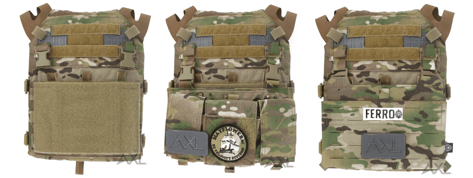 AXL Adaptive Vest Placard for Crye JPC and MOLLE Carriers