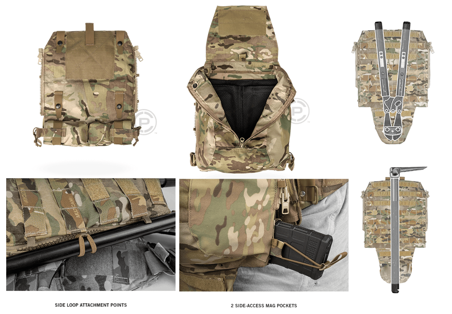 レア Crye Precision Zip-On Panel 1.0 マルチカム旧カラー SM