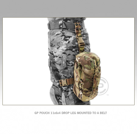Crye Precision Smart Pouch Suite GP Pouch 11x6x4 Drop Leg Mount