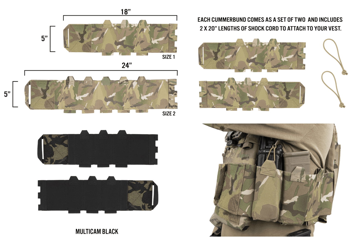 Spiritus Systems LV119 Elastic HLT Cummerbund
