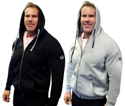 トレーニング用品 OptimumNutritionTrueStrengthZip-UpHoodie Men's Fleece Jogger Power Training Hoodie | Hoodies and