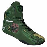 Lady's Grey Camo Stingray Bodybuilding Weightlifting Shoes