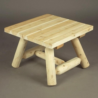Cedar Wood Log-Style Chairs, Tables and Furniture