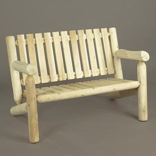 Cedar Wood Garden Benches, Settees and Kits